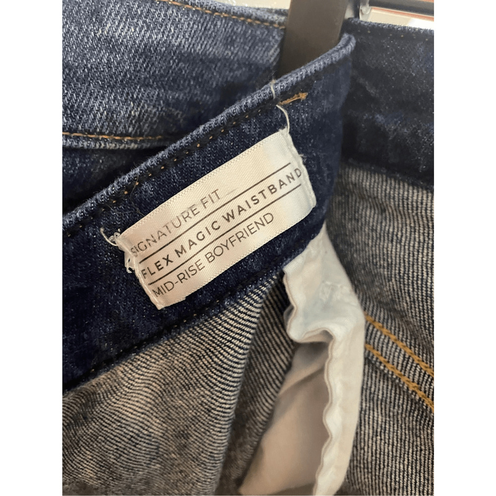 Lane Bryant Midrise Signature Fit Dark Wash Jeans Sz 20 Denim Plus Size Comfy - Picture 4 of 6